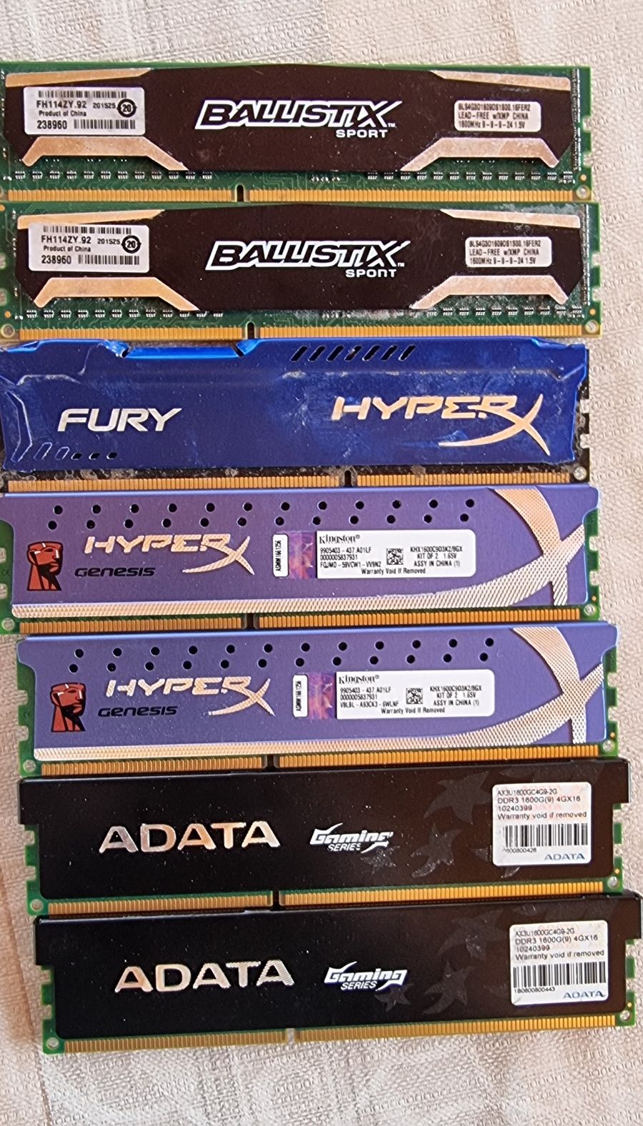 Рам памет 4 GB DDR3 за компютър с охладител