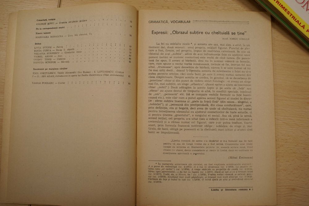 Revista de limba si literatura romana