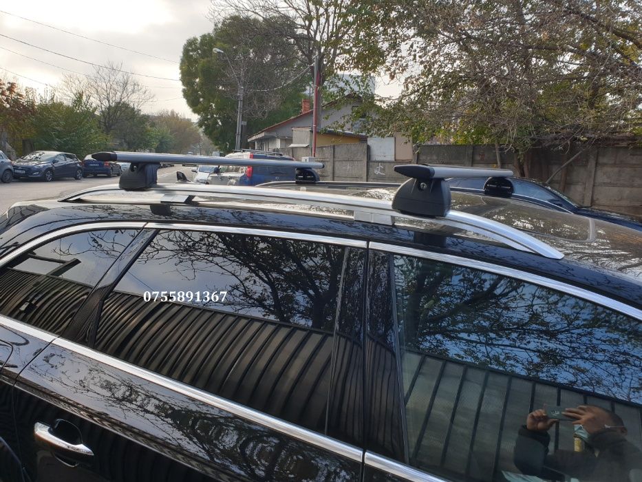 Bare portbagaj Audi A3 A4 A6 Q3 Q5 Q7 / Aluminiu AERO Wingbar