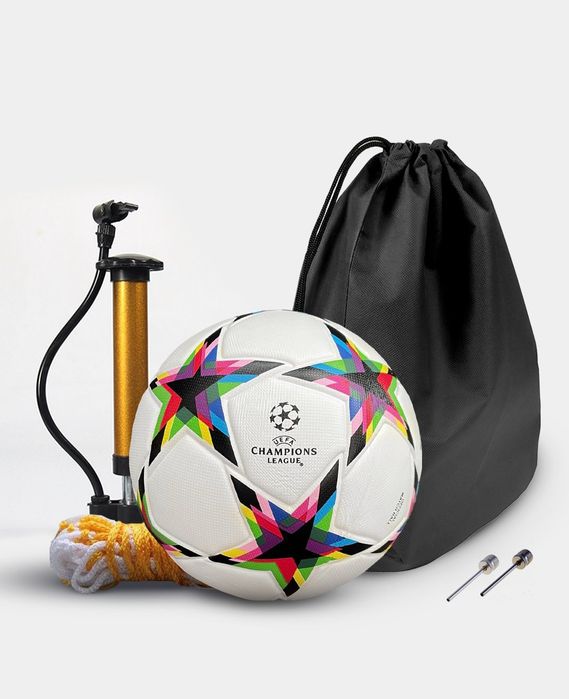 Футбольный мяч 5 размера в подарок сумка и насос