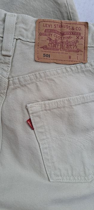 Jeans Levi's 501 W27 S/XS bej