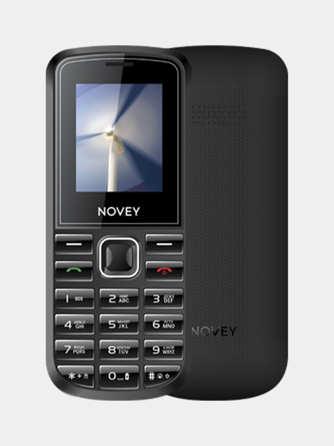Телефон Novey 102 Black