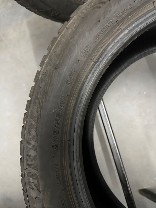 Anvelope 205 55 17 Bridgestone in stare foarte buna, dot 2021
