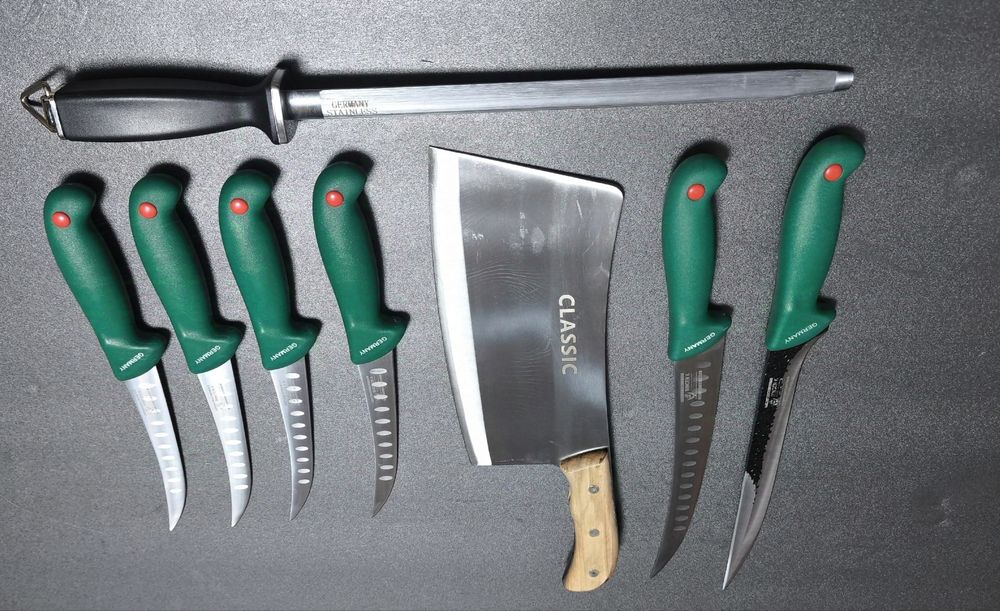 Set Cutite Macelarie 8 Piese Germany GREEN