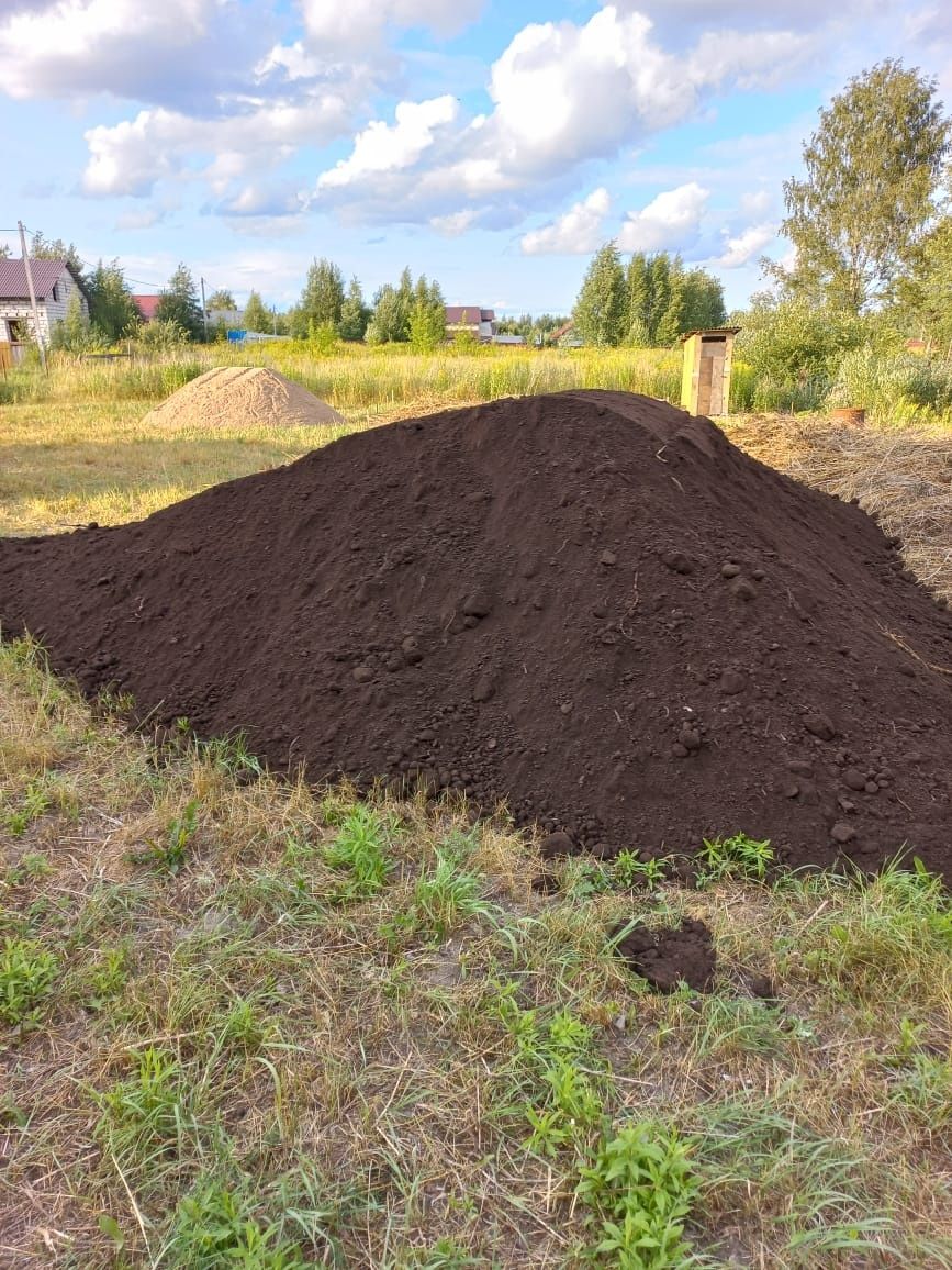 Чернозем, навоз, перегной с доставкой