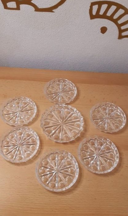 Set farfuriuțe (costere) cristal - W. Germany