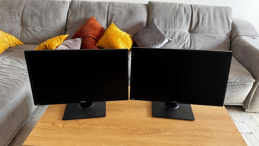 Vand pachet 2x Monitor Asus Gaming VG245HE 24" (inch) + suport perete