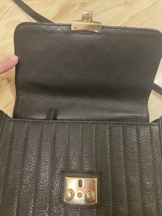 Geanta Musette piele naturala