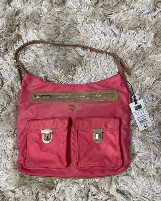 Geanta Polo Houston Hobo W Pockets produs Original Nou la pret Redus