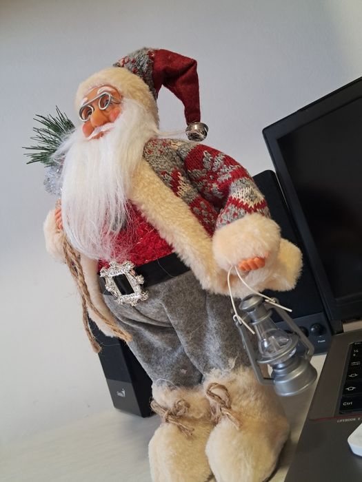 Figurină Mos Crăciun/Mos Nicolae 30 cm