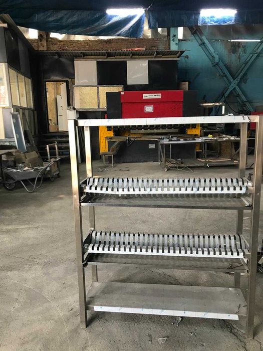 подставка для тарелок из нержавеющей стали 150x120x40 на 60 тарелок