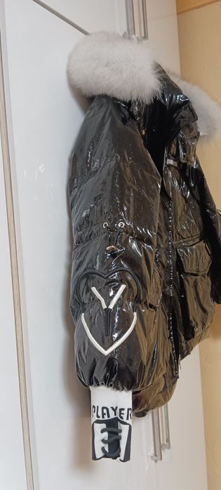 Уникално,яке,яка естествен косъм от лисица с 3D ефект