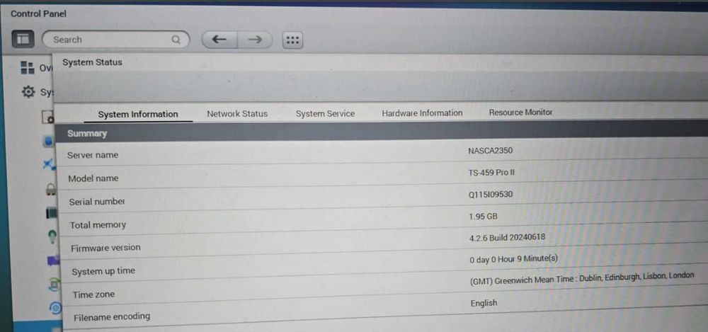 Network Storage QNAP 8TB, 2GB RAM