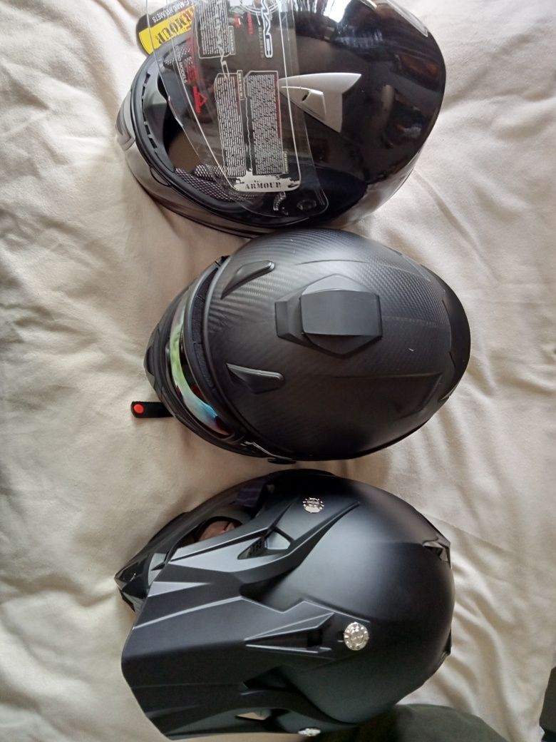 Cască moto Yema helmet L59-60,Pilot G-Mac Xxl, Dexter carbon Xl . Noi