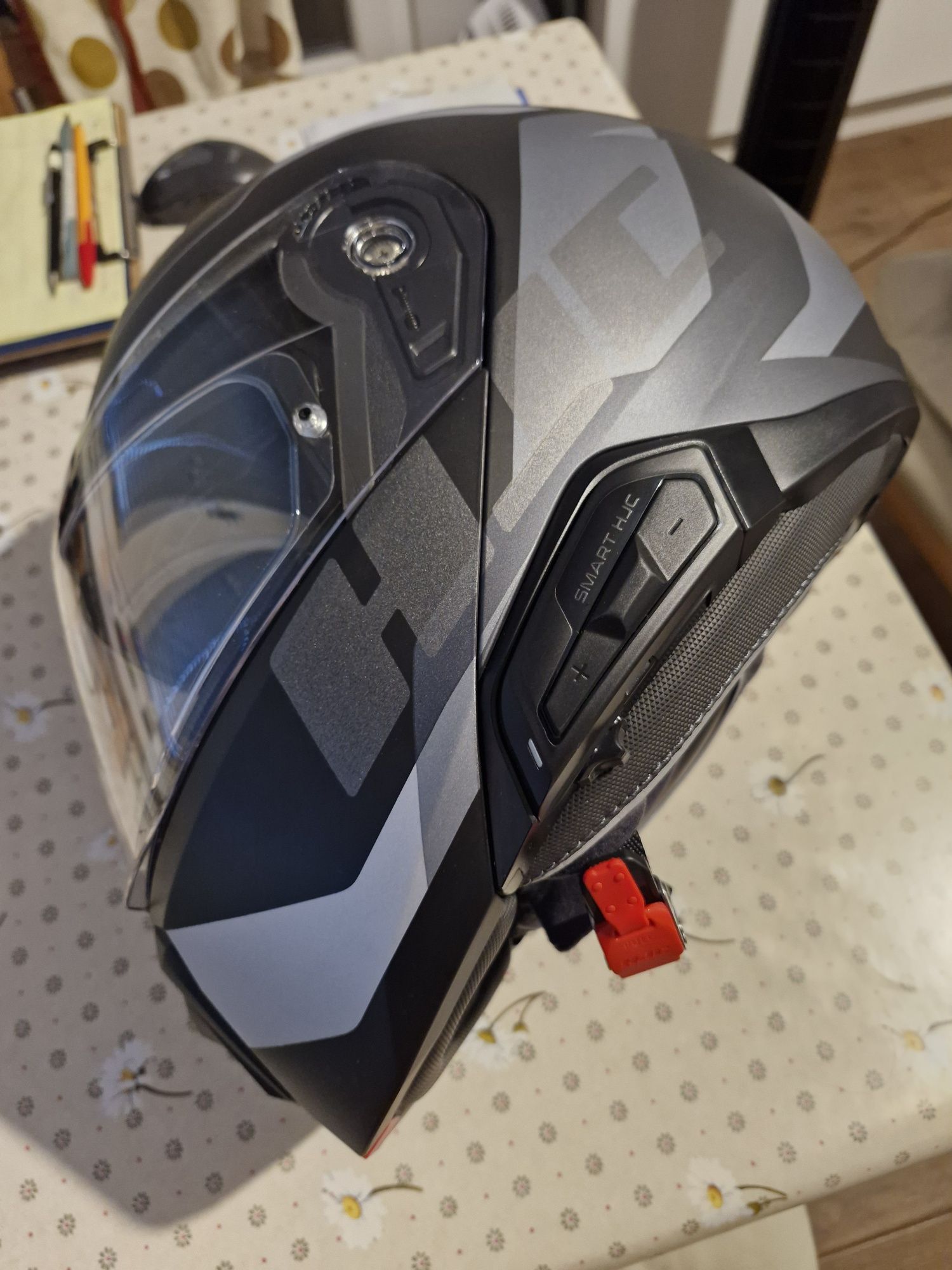 Мотокаска HJC Crest i91 с интерком HJC 21B