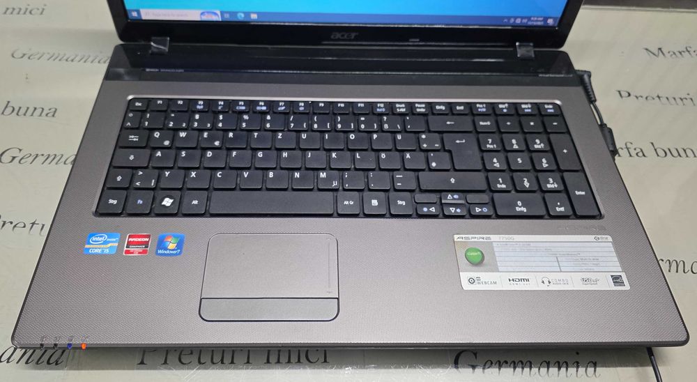 Laptop core i5 - Acer Aspire 7750B - functional,instalat