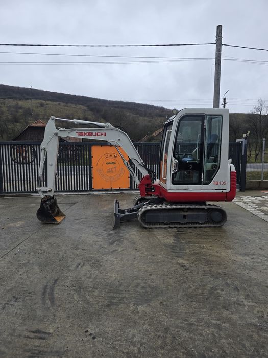 Vand miniexcavator Takeuchi TB135 3500Kg