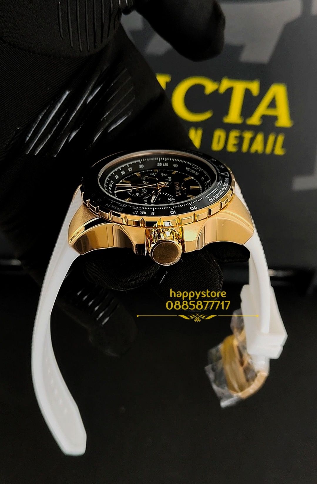 часовник INVICTA Aviator white 50 mm, Инвикта нов