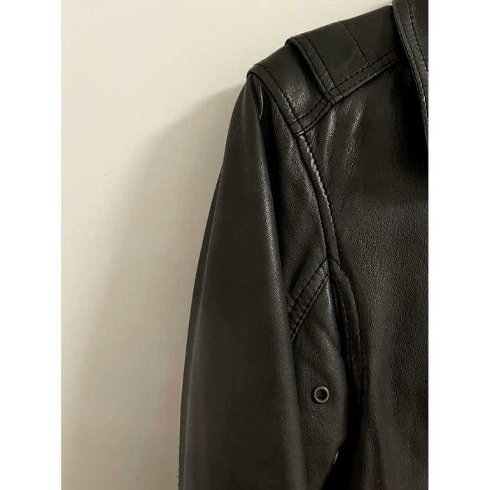 DIESEL, geaca bomber din piele, marime S