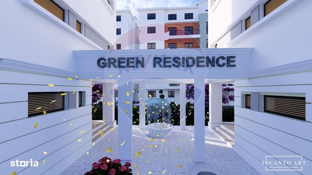 3 camere in bloc nou cu curte