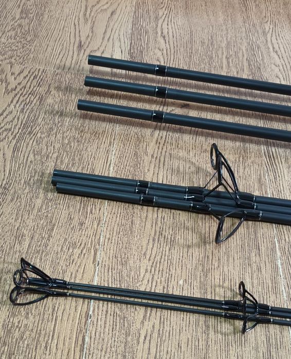 Set 3 Lansete Crap Partner 3.60 din 3 tronsoane + 3 Mulinete J3 60FR