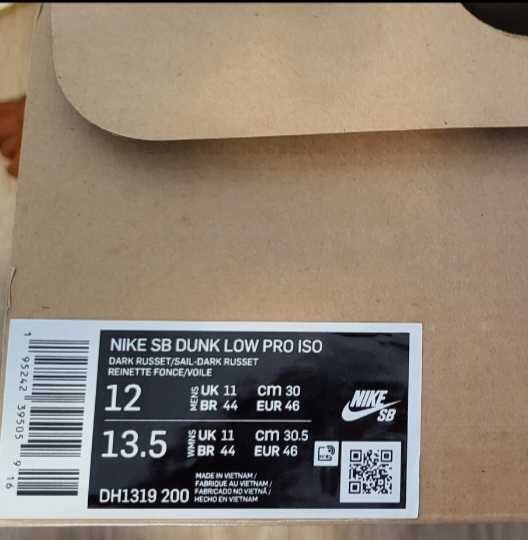 Vând Nike Sb Dunk Dark Russet
