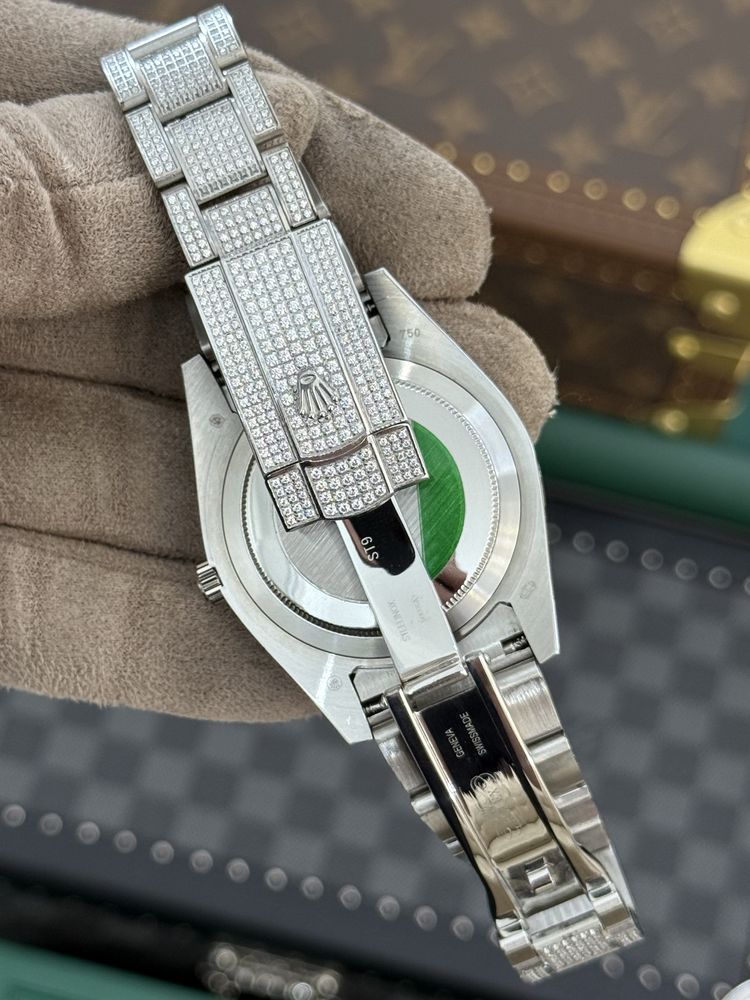 Rolex Date-Just 41 Index Ice Out