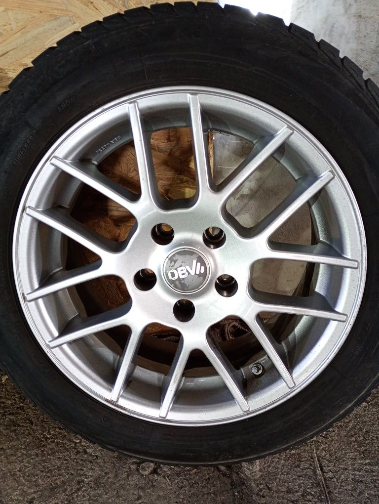 VW CADDY джанти със зимни гуми 195/60/16С 7,5J ET35 5x112 цо66,6 -