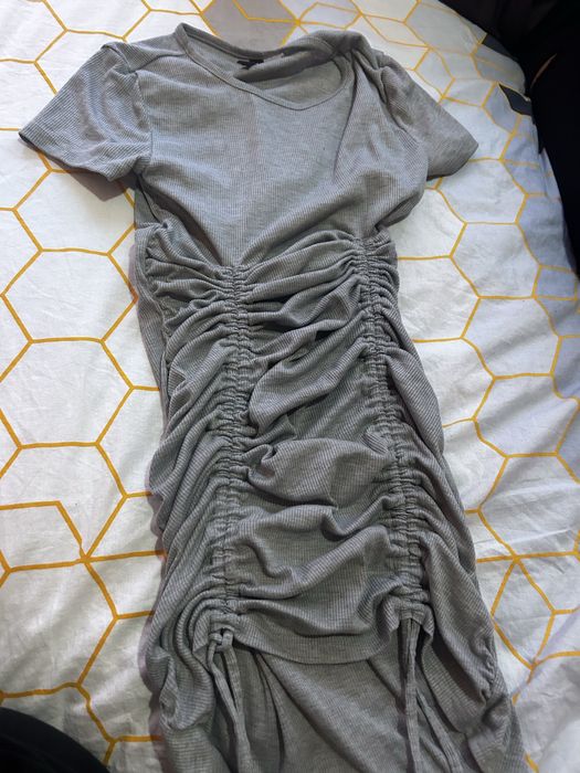 Дамска сива рокля