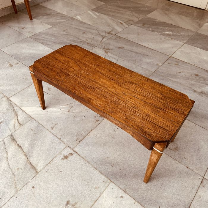 Шведска винтидж пейка / маса – Mid-Century Scandinavian дизайн