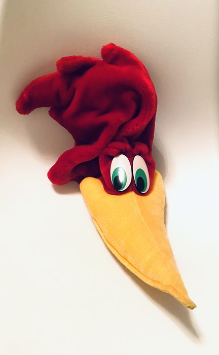 Детская шапка дятел Вуди Вудпекер