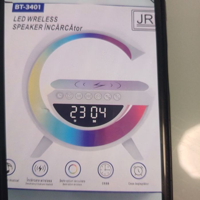 Stație încărcare telefon cu radio si bluetooth, livrare cu olx!!!