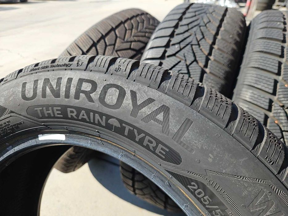 4бр. 205/55 R16 зимни UNIROYAL 2023г. 8.5-9мм