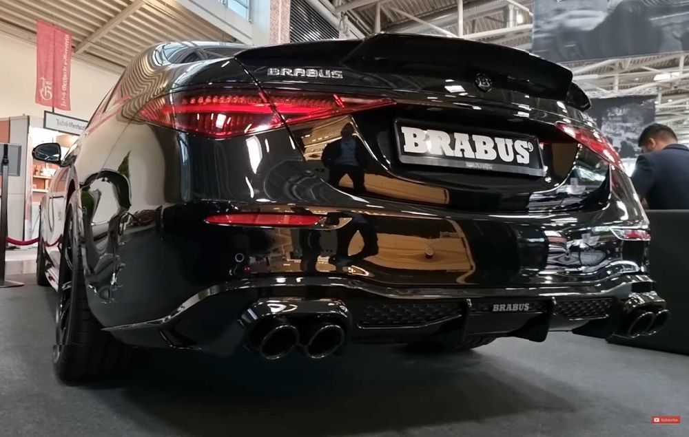 Дифузер задна броня BRABUS Mercedes S-class W223