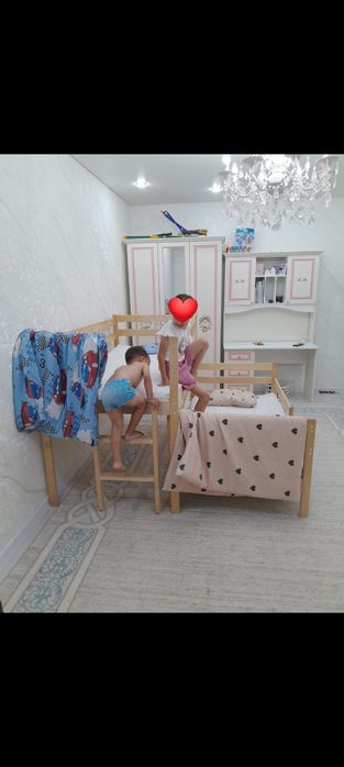 Детский двухярустный кровать