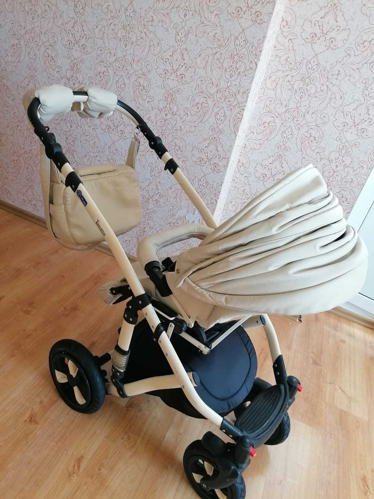 Отличная коляска 2 в 1 Bebe Mobile Toscana