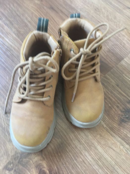 Ghete piele baieti Zara