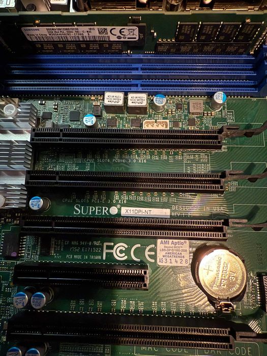 Placa de baza server xeon 3647 Supermicro X11DPi-NT 10G + 2*Intel 4112