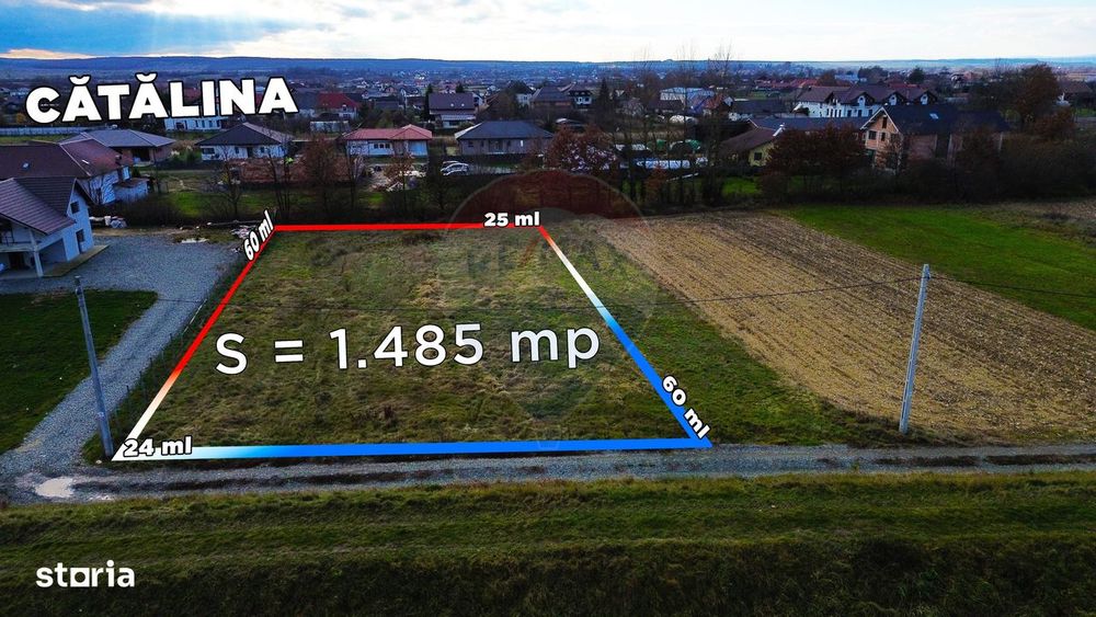 Teren intravilan de vanzare in Catalina langa Han