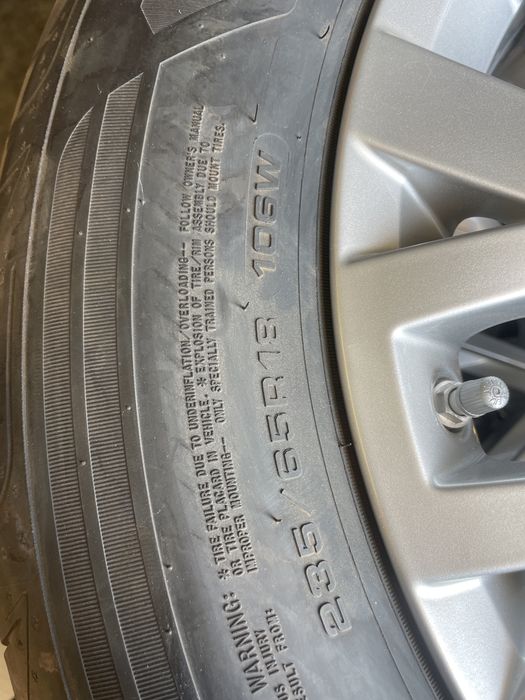 Jante vw touareg originale 235/65/18