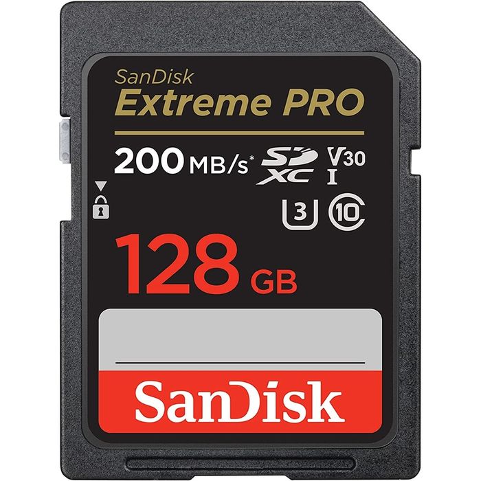 Card Sandisk 128Gb Extreme Pro