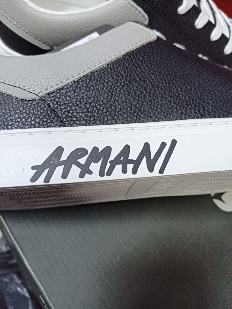 Кожени кецове Armani Exchange 43 , 44 , 45 , 46 AX нови мъжки оригинал
