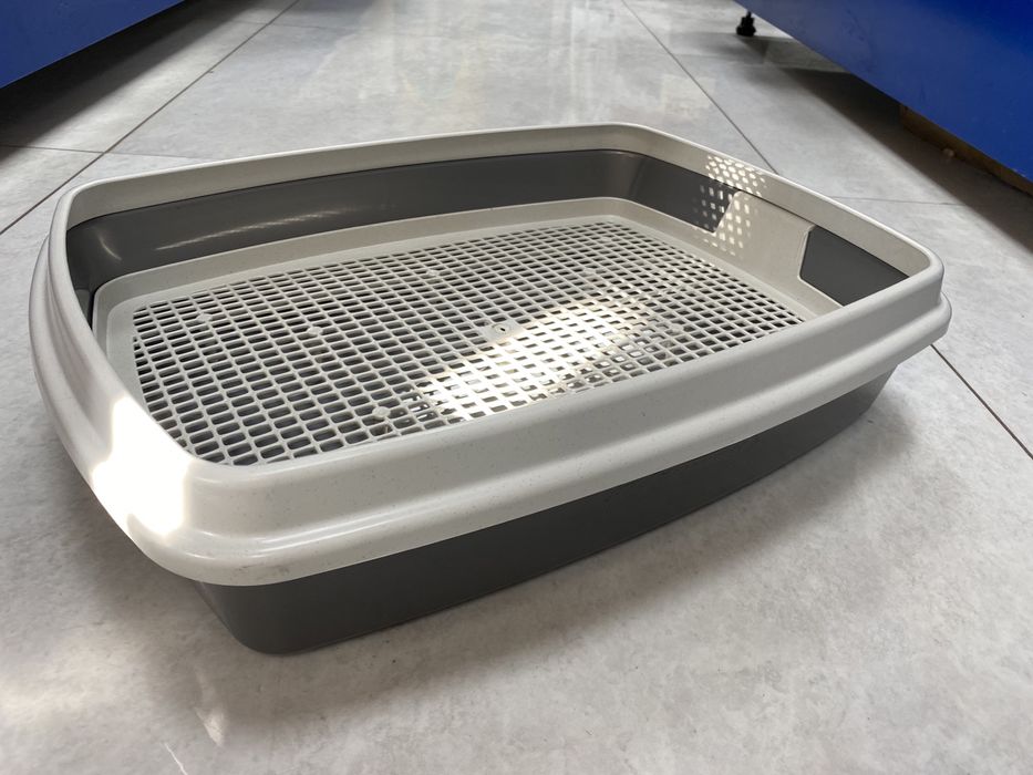 Лоток для кошек с сеткой и бортом!