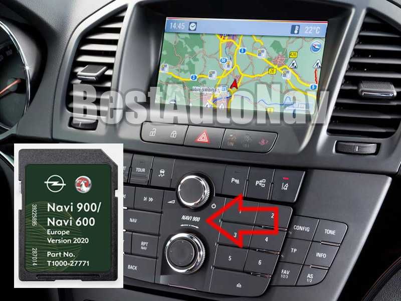 Card navigatie 2020 Opel Astra J Insignia Mokka Cascada