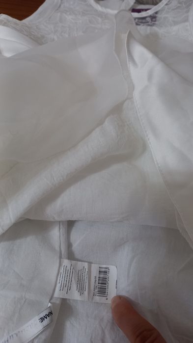 Белое нарядное платье для девочки 5-7 лет