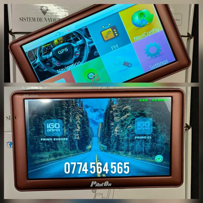 Navigatii /  GPS 7inch FullEuropa 2025 Autoturism Camion 2 soft-uri