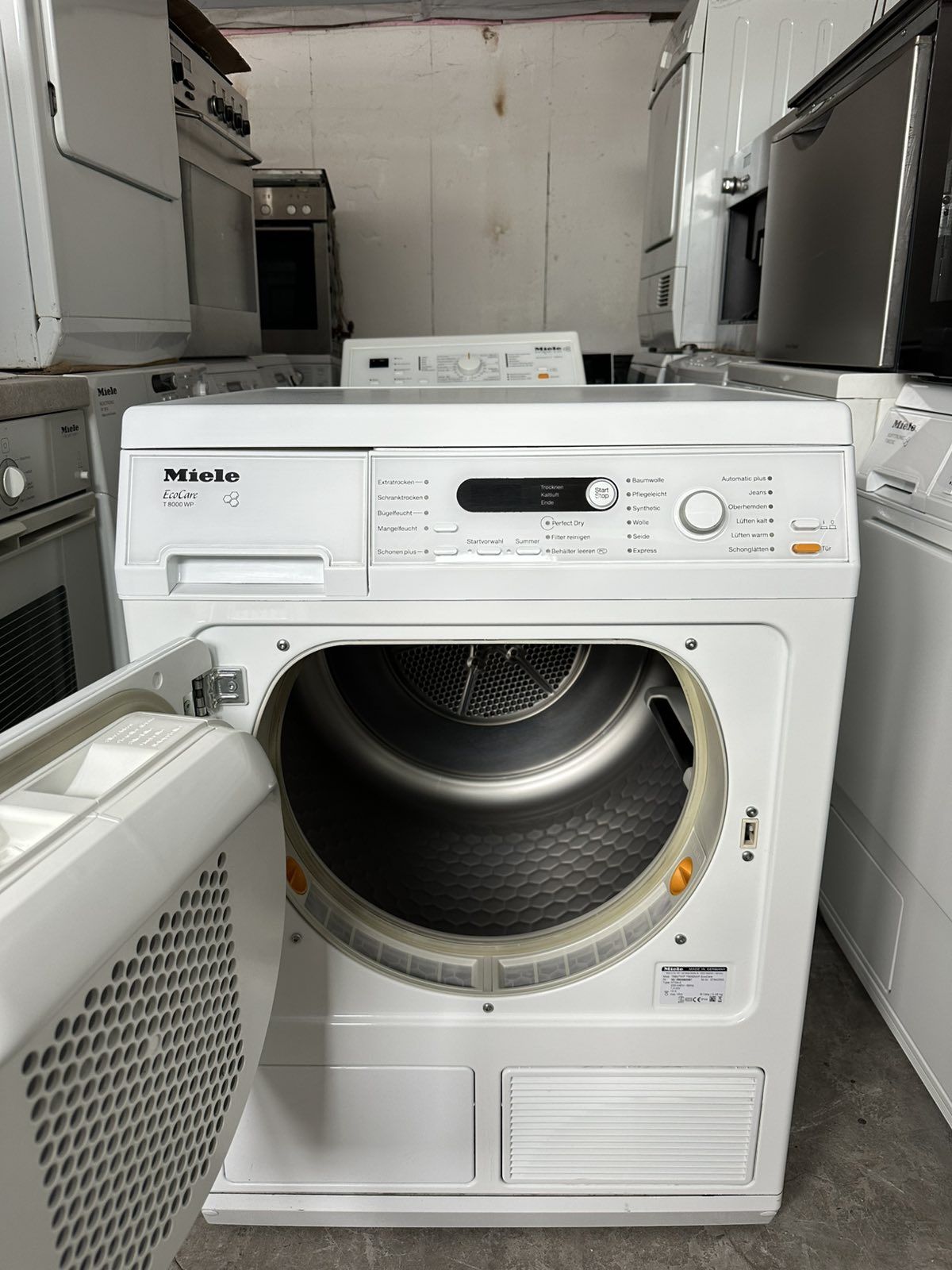 Сушилня +гаранция. MIELE ТЕРМОПОМПА. КЛАС А 7 кг. Доставка за София С