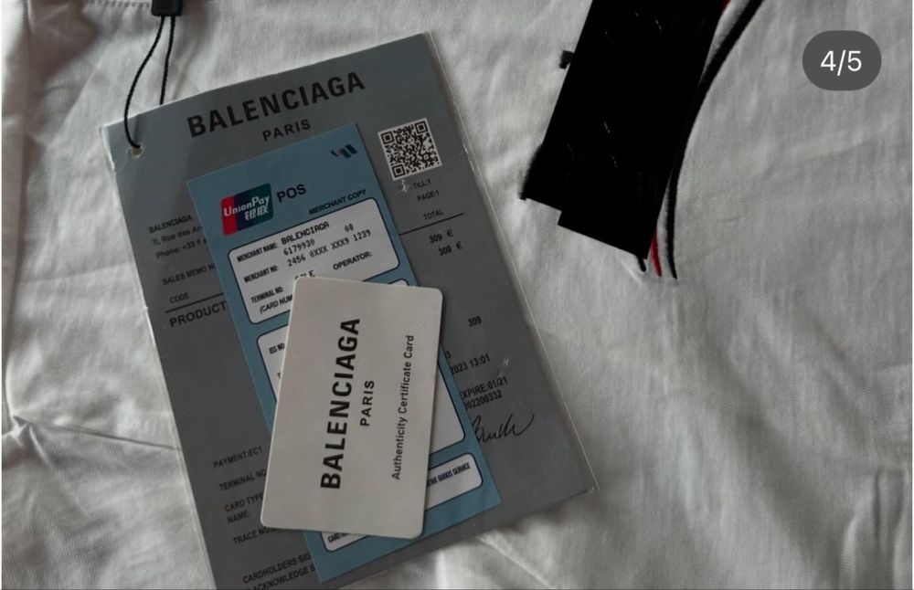 Мъжки,памучен,къс комплект Balenciaga