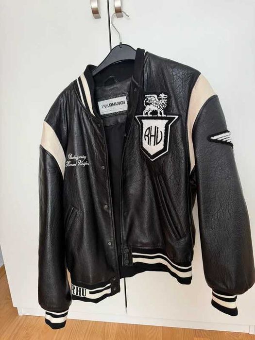 Zara x Rhuigi Колежанско кожено яке