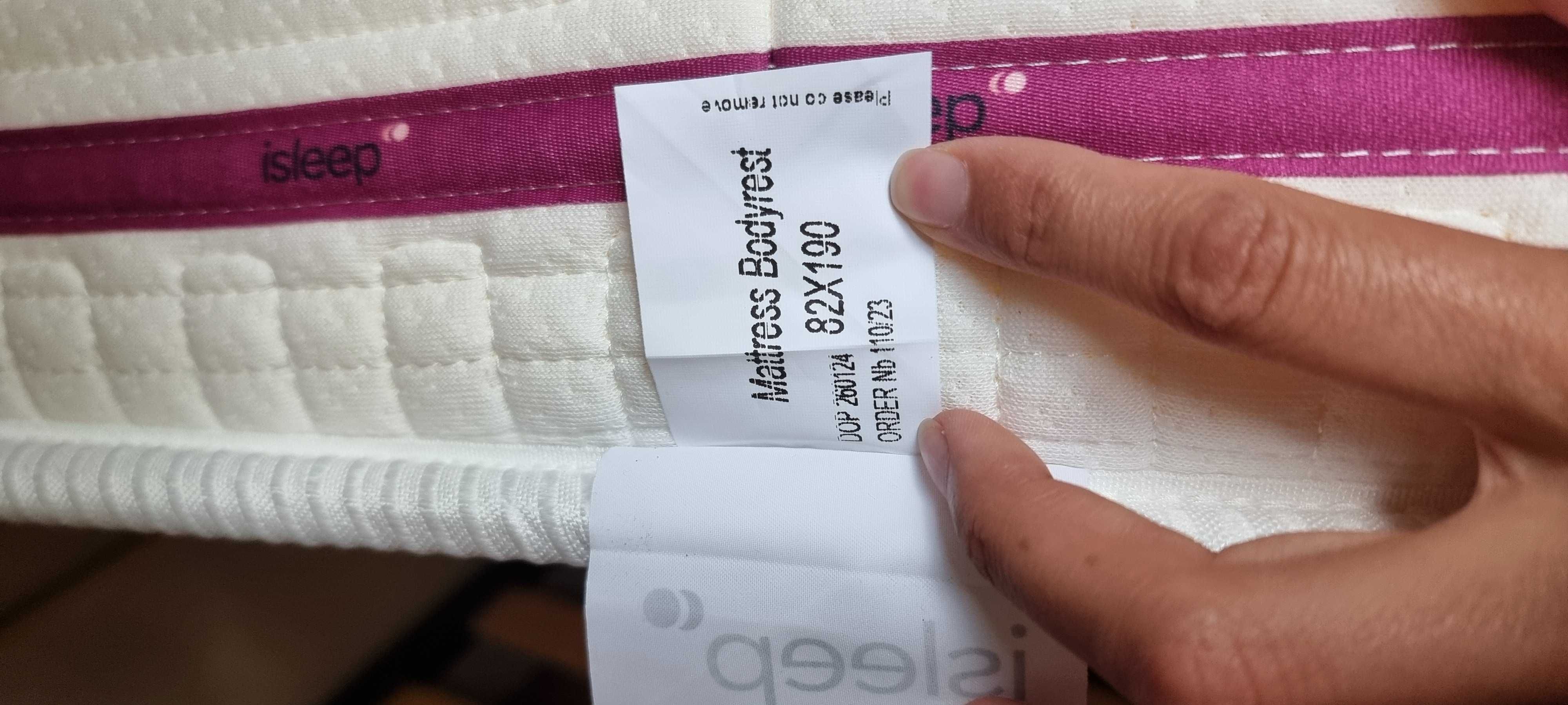 Матрак isleep body rest 82/190 см двулицев